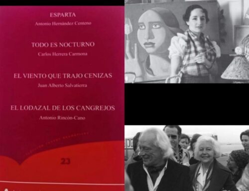 Firma en el Salón del Libro Teatral 2023 (Madrid) de «Todo es nocturno»